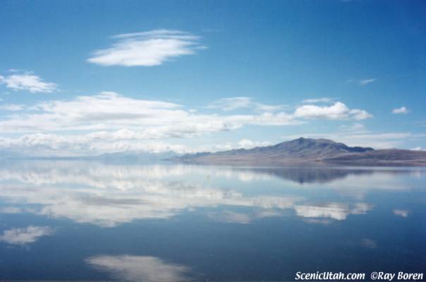 Antelope Island - Cloud Reflection