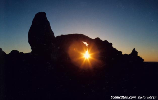 Turret Arch at Sunset