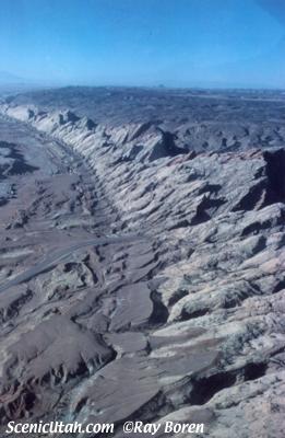 San Rafael Reef from the air