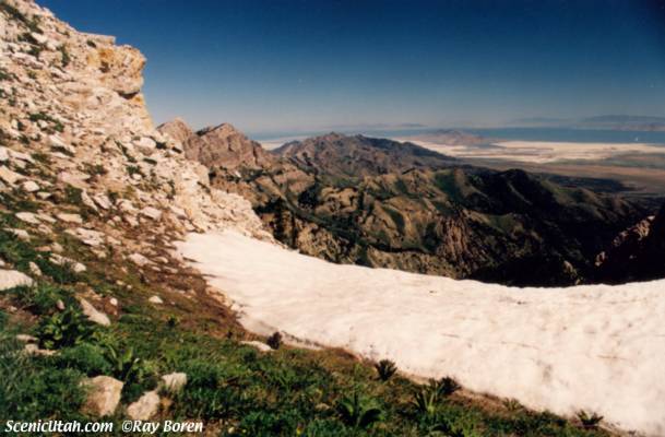 Stansbury Island (From Deseret Peak)