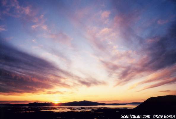 Antelope Island Sunset (From Ensign Peak)