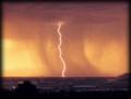 Lightning at Sunset