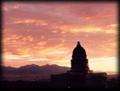 Sunset - Utah State Capitol