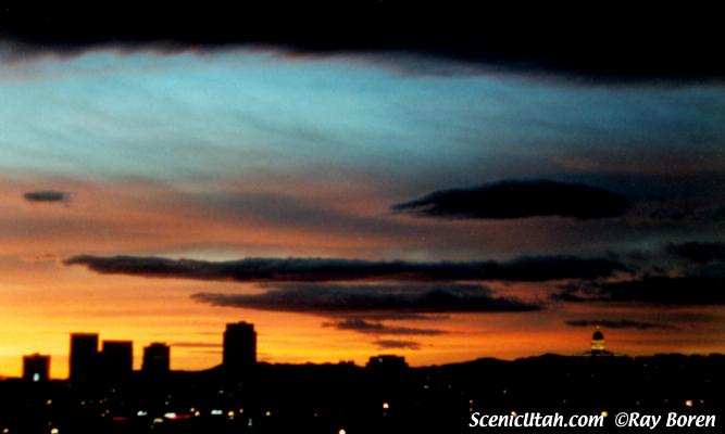 City Sunset from Faultline Park