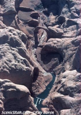 Rainbow Bridge from the Air