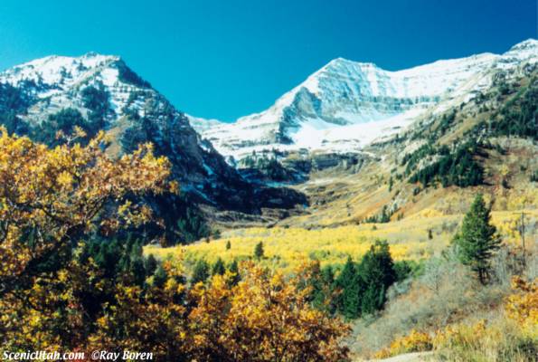 Mt. Timpanogos in Autumn (From Sundance)